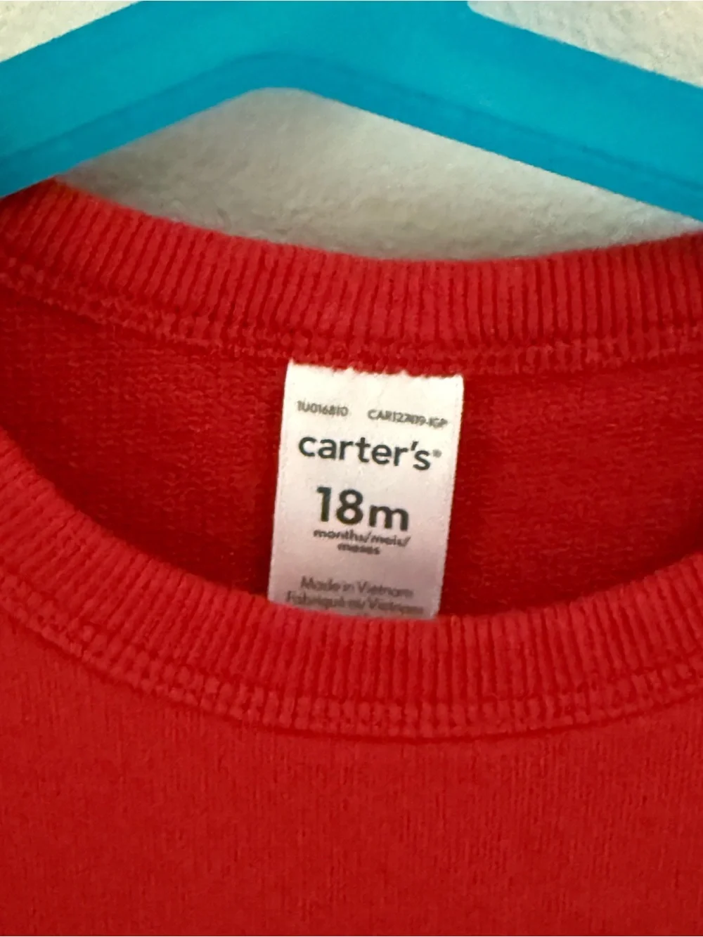 Carters bright red